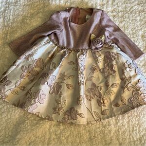 Baby girl long sleeve fancy dress